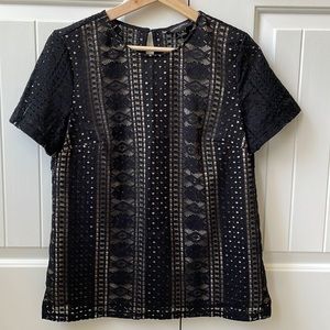 Banana Republic Factory Lace Shirt